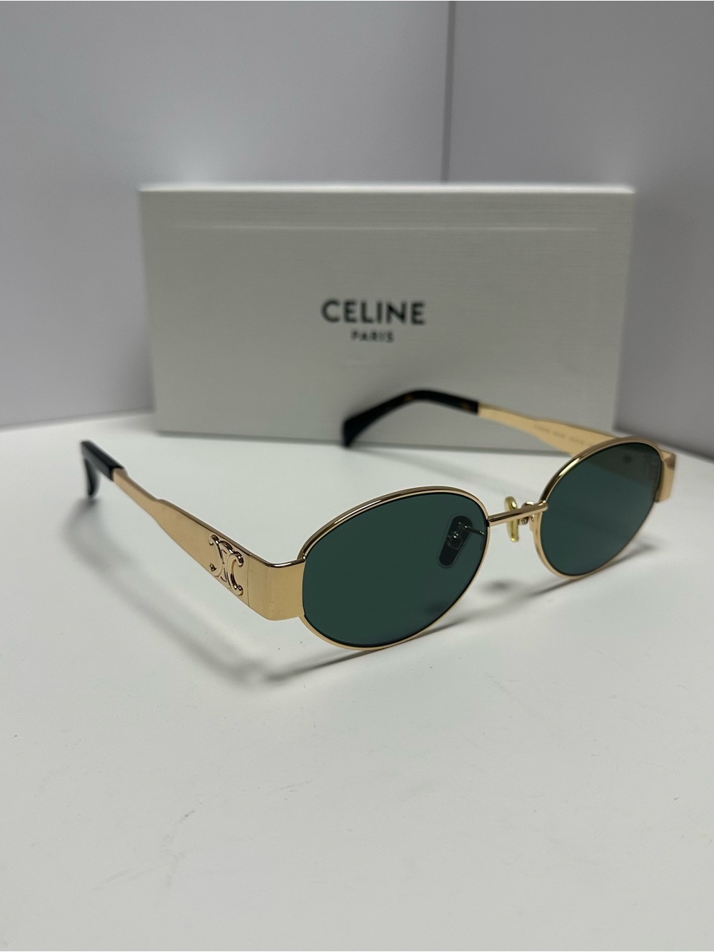 Designer oval sunglasses by Celine